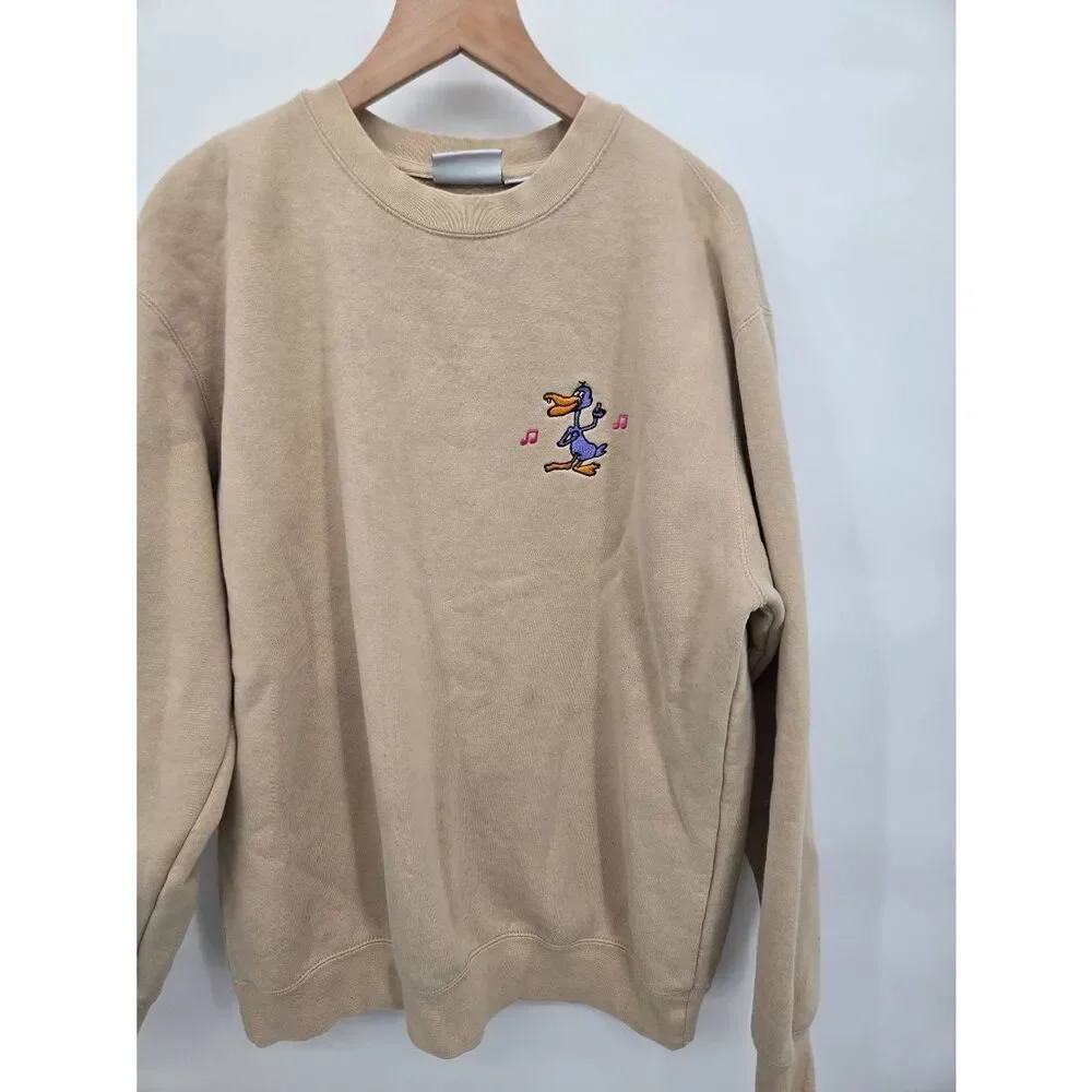 Obey Disco Duck Embroidered Sweatshirt Size Small